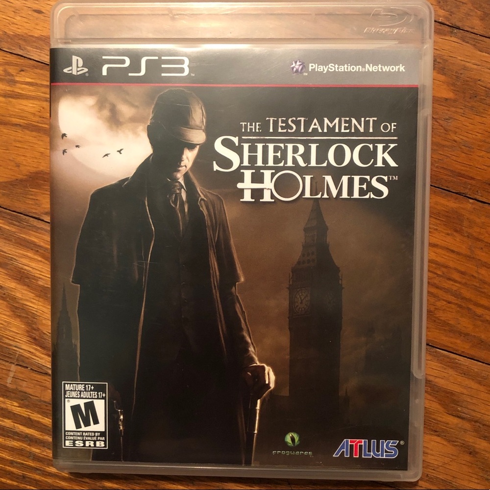 New unplayed Sherlock Holmes game for PS3
